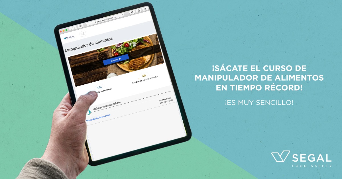 Curso de manipulador de alimentos SEGAL Seguridad alimentaria